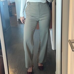 Babaton Sage Green Trousers